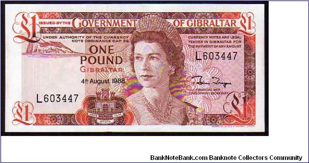 1 Pound
Pk 20
----------- 
04-August-1988
----------- Banknote