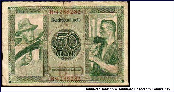 Banknote from Germany year 1920