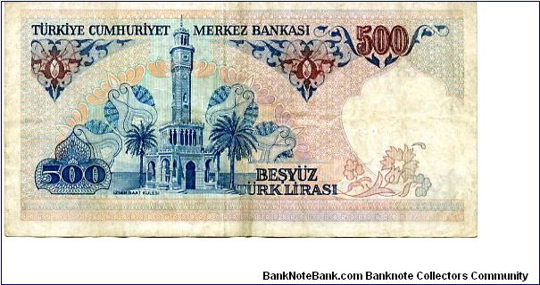 Banknote from Turkey year 1984