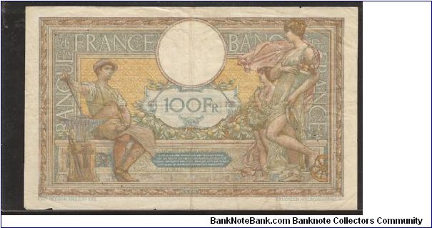 Banknote from France year 1917