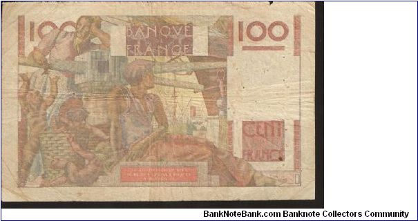 Banknote from France year 1950