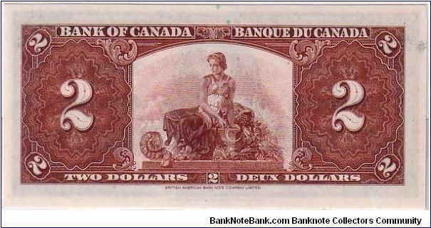 Banknote from Canada year 1937