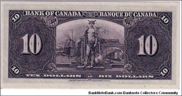 Banknote from Canada year 1937