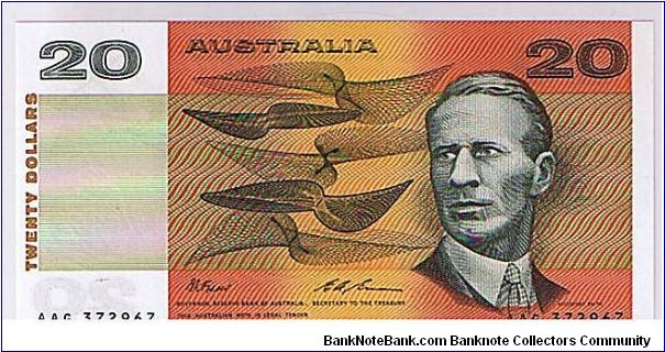 AUSTRALIA RESERVE BANK-
 $5 Banknote