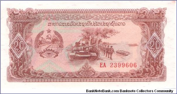 1979 BANK OF THE LAO PDR 20 KIP

P28a Banknote