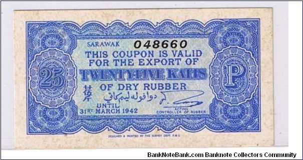 Banknote from Malaysia year 1941