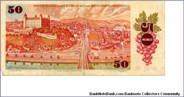 Banknote from Czech Republic year 1987