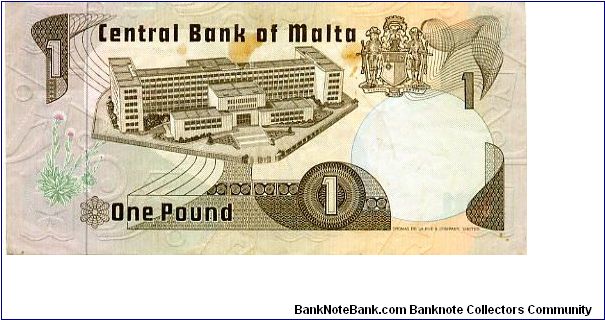 Banknote from Malta year 1967