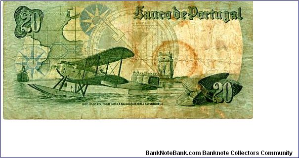 Banknote from Portugal year 1978