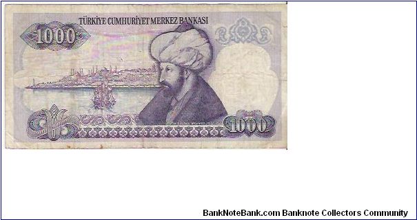 Banknote from Turkey year 1970