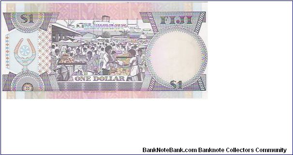 Banknote from Fiji year 1993