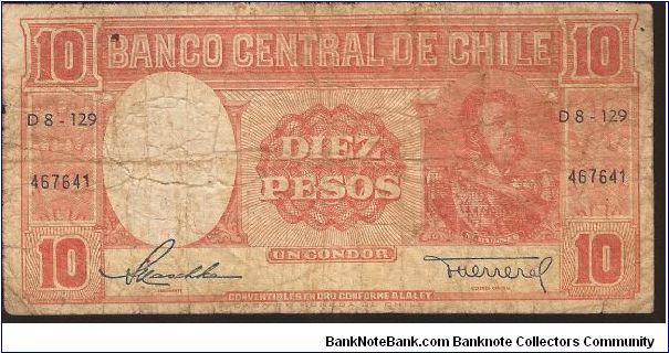 P111
10 Pesos = 1 Condor Banknote