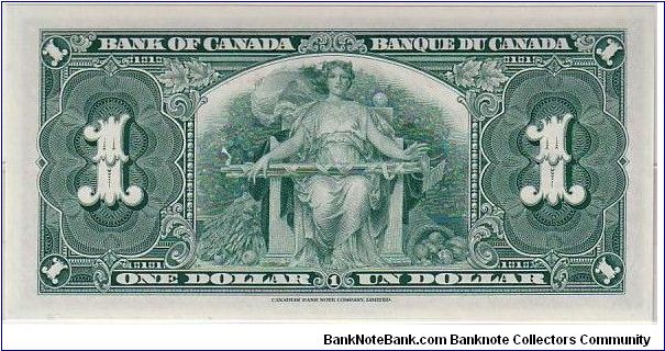 Banknote from Canada year 1937