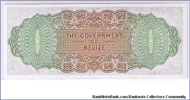 Banknote from Belize year 1974