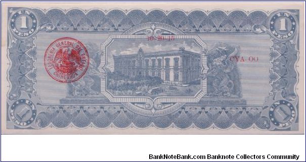 Banknote from Mexico year 1915