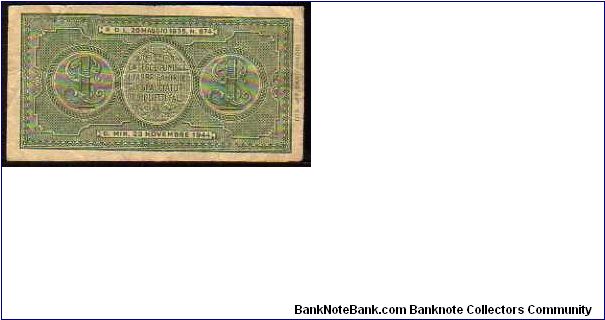 Banknote from Italy year 1944