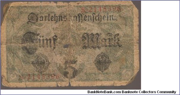 Banknote from Germany year 1917