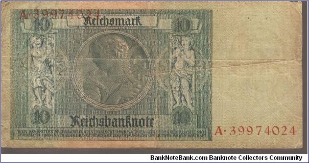 Banknote from Germany year 1929