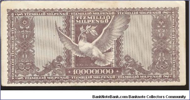 Banknote from Hungary year 1946