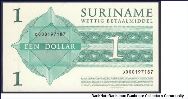 Banknote from Suriname year 2004