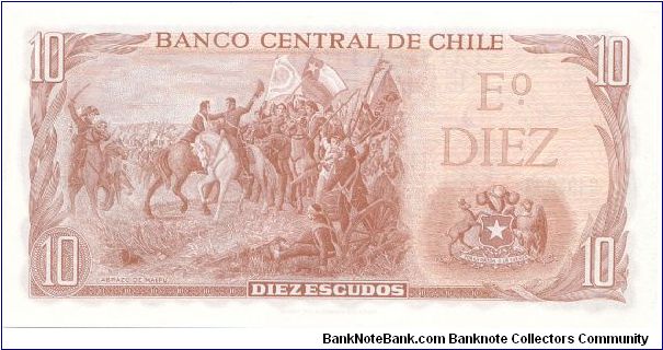 Banknote from Chile year 1967