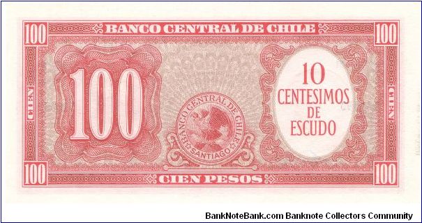 Banknote from Chile year 1960