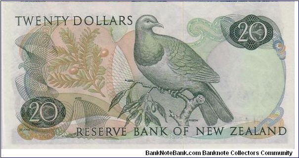 Banknote from New Zealand year 1972