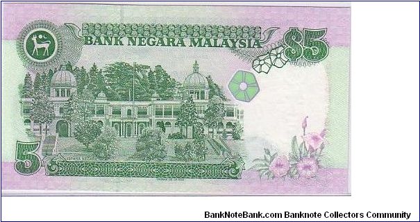 Banknote from Malaysia year 1986