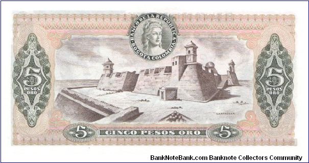 Banknote from Colombia year 1980