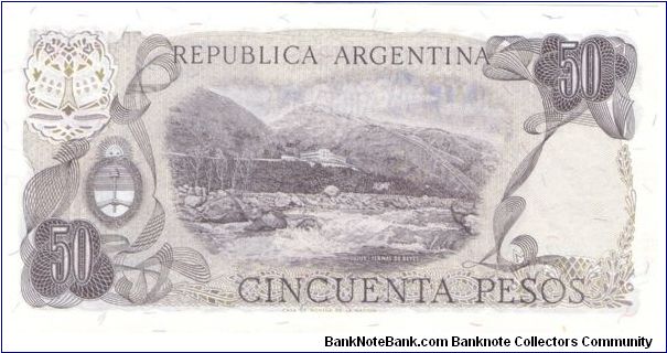 Banknote from Argentina year 1976