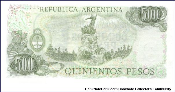 Banknote from Argentina year 1977