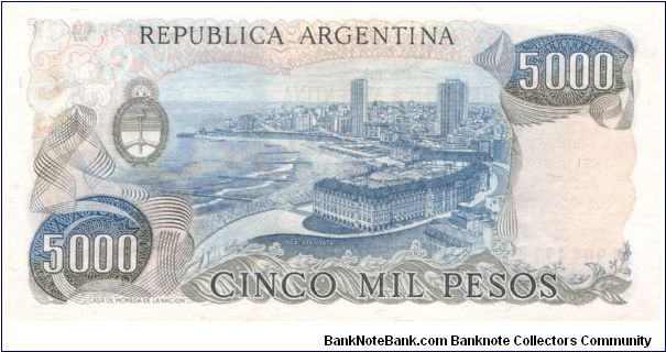 Banknote from Argentina year 1977