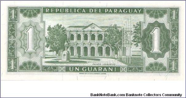 Banknote from Paraguay year 1952