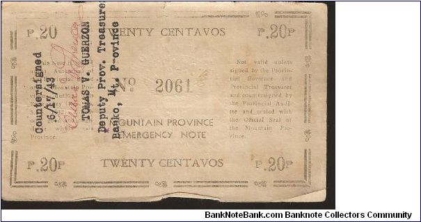 Banknote from Philippines year 1944