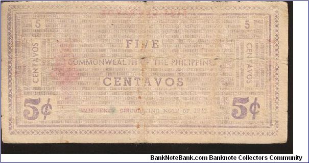 Banknote from Philippines year 1944