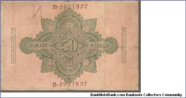 Banknote from Germany year 1906