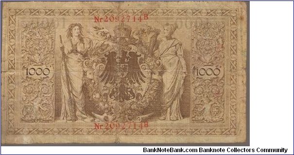Banknote from Germany year 1910
