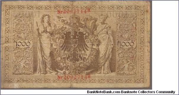 Banknote from Germany year 1910