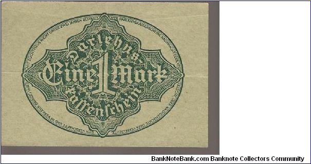 Banknote from Germany year 1922