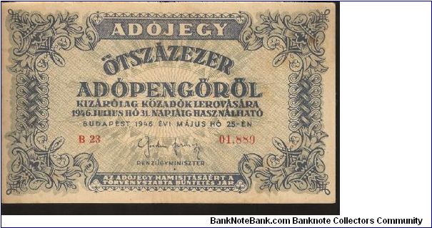 P138
50,000 Adopengo Banknote