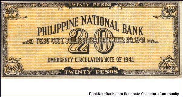 Banknote from Philippines year 1941