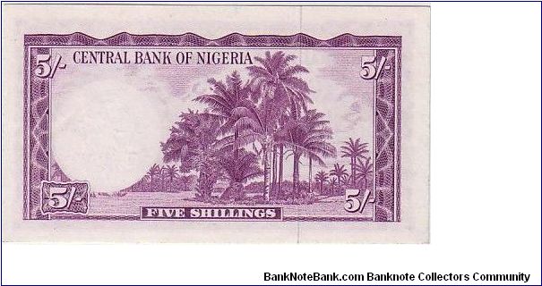 Banknote from Nigeria year 1967