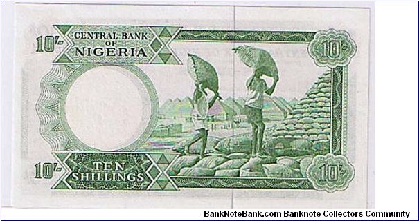 Banknote from Nigeria year 1967