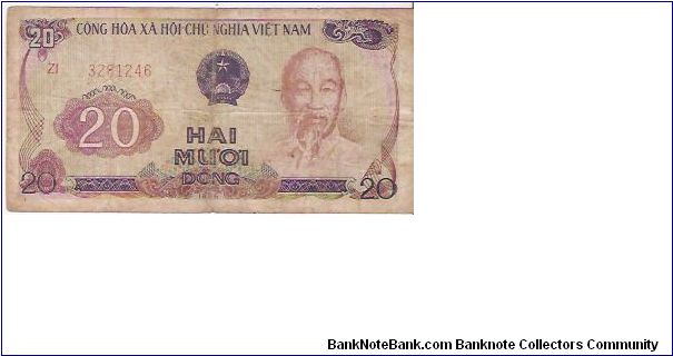 20 DONG

ZI  3281246

P # 94 A Banknote