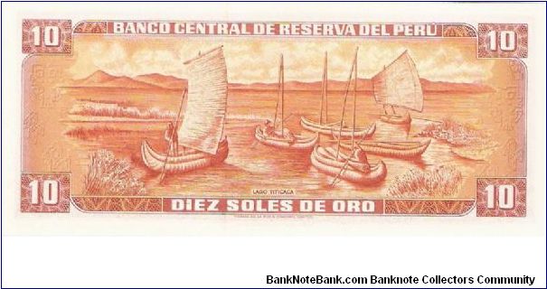 Banknote from Peru year 1976