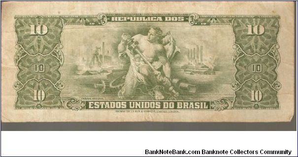 Banknote from Brazil year 1966