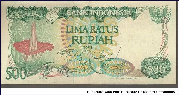 P121
500 Rupiah Banknote