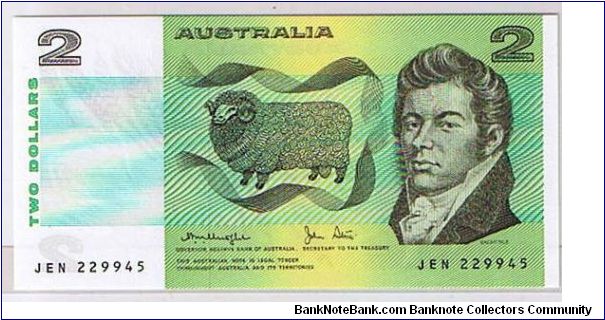 RESERVE BANK OF AUSTRALIA-
 $2 Banknote