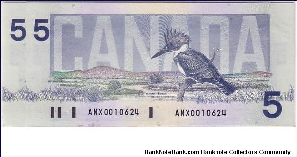 Banknote from Canada year 1986