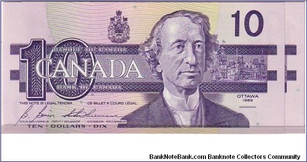 BANK OF CANADA-
 $10 BIRD SERIES- *** REPLACEMENT NOTES WITH PREFIX ATX Banknote